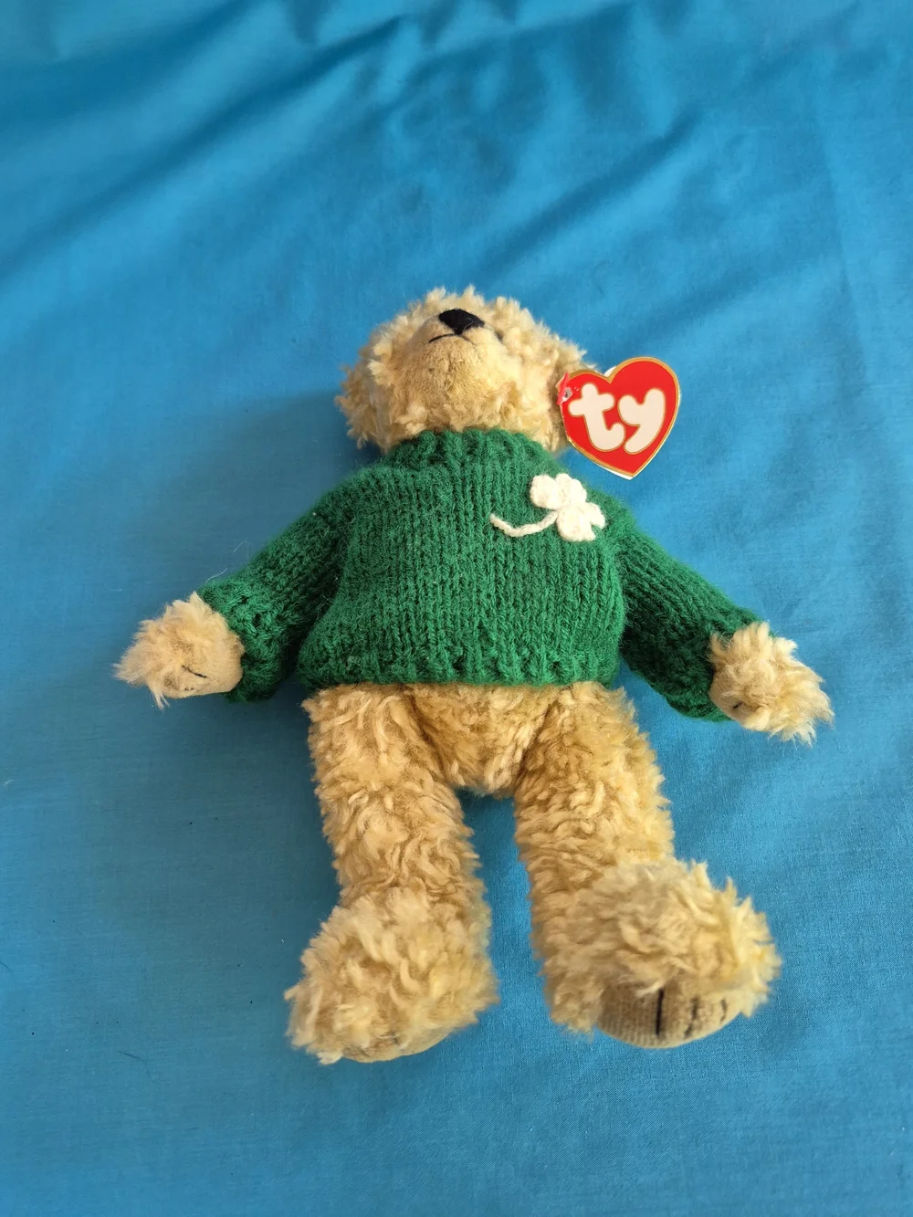 Ty Beanie Baby Blarney Stuffed Plush Toy Kiss Me Im Irish Attic Treasures Vintag